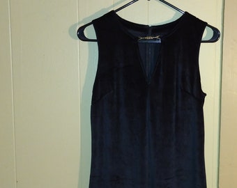 Black Velvet Pantsuit Sleeveless Europa Size S