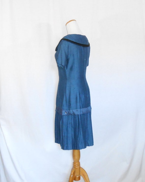 20's Dress Blue Flapper Dress - image 1