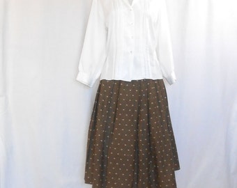 Swing Skirt Flare Skirts Vintage Rockabilly Skirt Size S