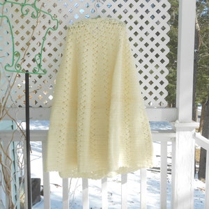 Crochet Sweater Crochet Cape Sweater Cape image 1