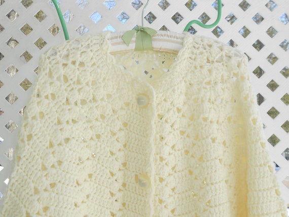 Crochet Sweater Crochet Cape Sweater Cape - image 4