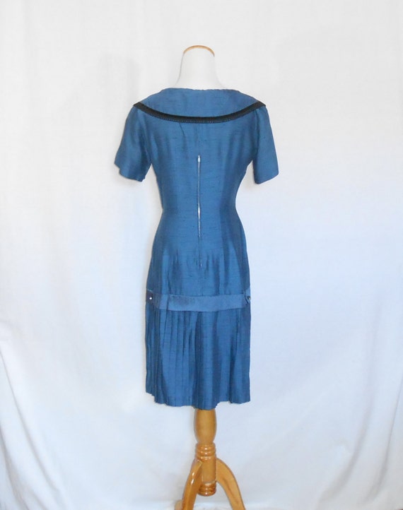 20's Dress Blue Flapper Dress - image 5