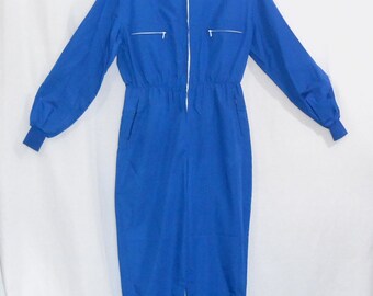 Vintage Overalls 40's 50's Ski Suit Hooded