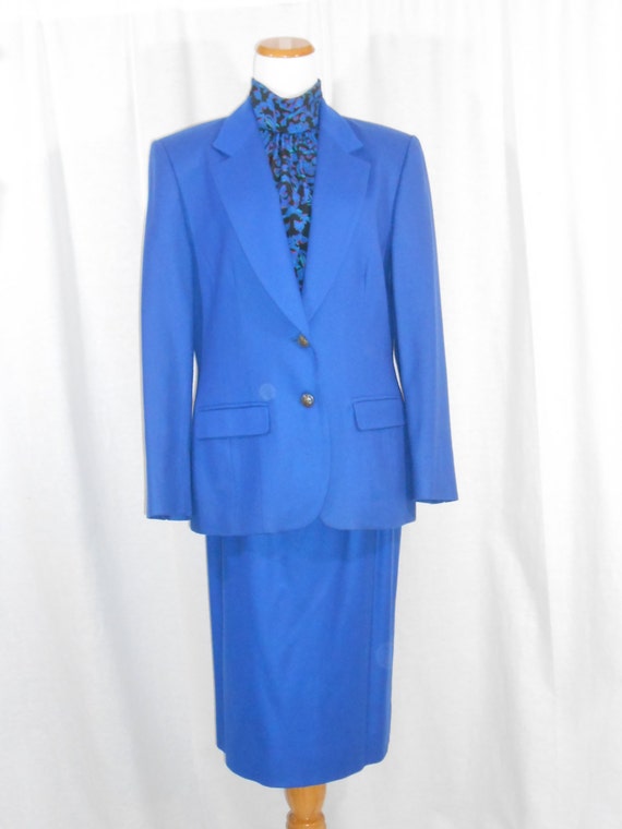 Women's Suits Wool Skirt Suit Pendleton Wool 3 Pie