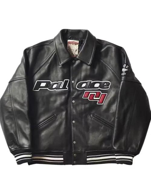 Handmade New Avirex Palace London Black Varsity Cowhide