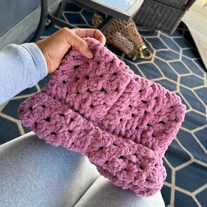 Granny Square Cat Ear Beanie