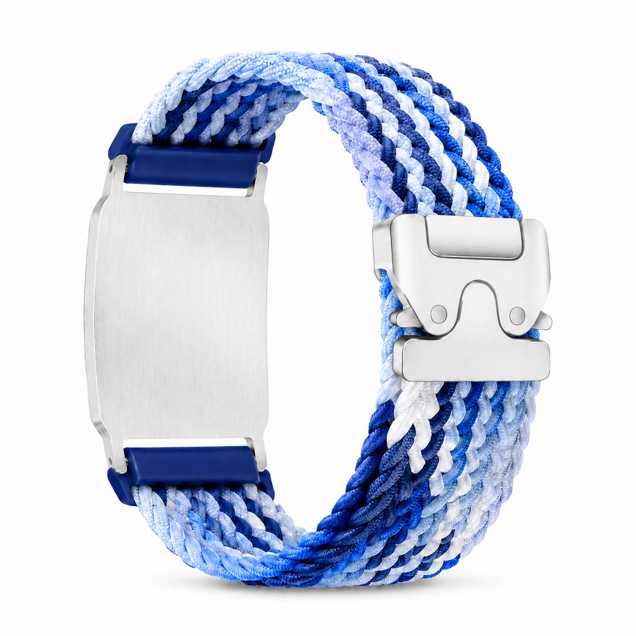 Dynamic QR Code Medical ID Bracelet, Elastic Medical Alert Wristband ...