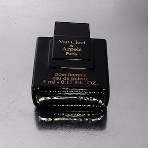 Collectible Van Cleef & Arpels pour Homme MINIATURE perfume EDT - 5ml / 0.16 fl.oz Splash,  *Discontinued* Vintage  Rarity mini Perfume