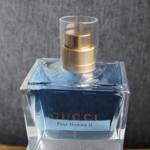 Eau de toilette Gucci Pour Homme II 100 ml / 100 ml, rareté fabriquée en Italie ! Parfum rare et rare, idée cadeau pour homme, neuf