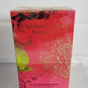 Tumulte by Christian Lacroix, Eau de Parfum 50ml / 1.7 fl.oz EDP Spray - Vintage Very Rare Rarity!!! Discontinued Perfume, New in sealed box