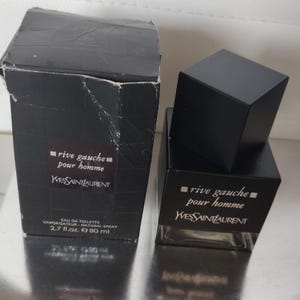 Yves Saint Laurent Rive Gauche Pour Homme La Collection YSL Eau de Toilette  EDT 2.7 fl.oz/ 80ml Discontinued Rare Perfume for men Paris New