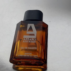 Collectible Azzaro pour Homme Azzaro for men Eau de Toilette EDT 7ml / 0.25oz  vintage MINIATURE Discontinued Rarity mini Perfume