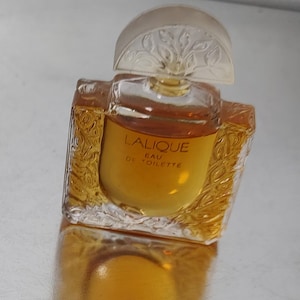 Collectible Lalique by Lalique Women&#39;s Eau de Toilette EDT 4.5 ml/0.15 fl oz vintage MINIATURE Discontinued Rarity mini Perfume