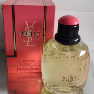 Yves Saint Laurent Paris 125 Ml Eau De Toilette Vintage - Etsy