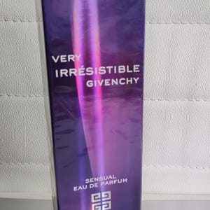 Givenchy Very Irresistible Sensual, Eau de Parfum 2.7 fl.oz/75 ml, Discontinued First Edition (2005) Rare Rarity Perfume Paris France Sealed