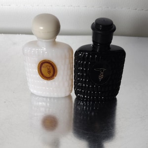 Collectible Trussardi Donna + Trussardi Uomo Women, 2x 5ml Eau de Toilette, Old Formula! Discontinued MINIATURE Vintage  Rarity mini Perfume