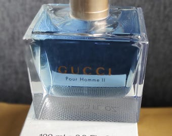 新品 GUCCI Pour Homme II 50ml レア物 Gucci Pour Homme II Vintage Batch 90% 3.3oz | eBay