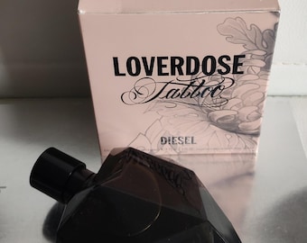 Diesel Loverdose Tatoo Eau de Parfum EDP 75 ml / 2.7 oz, Perfume vintage descatalogado y muy raro, ideal para regalar, nuevo en caja