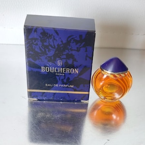 Collectible Boucheron Pour Femme Eau de Parfum MINIATURE EDP 5ml / 0.16 fl.oz Splash *Discontinued* Vintage original box Rarity mini Perfume
