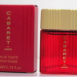 Sammlerparfüm Miniature Cabaret Pour Homme von Grès edt 7ml. oz, Vintage Mini Parfum Splash (2004), **Eingestellt!** , neu