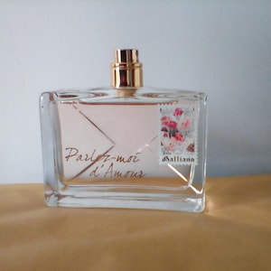 Parlez-Moi d&#39;Amour Eau de Toilette by John Galliano EDT 2.6 fl.oz/ 80 ml, Discontinued Rare Rarity Perfume, France Paris Gift Idea women New