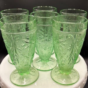 Tiara Indiana Glass Tea Tumblers