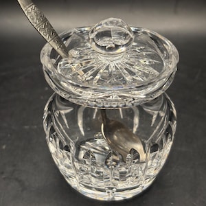 Crystal Condiment Jar