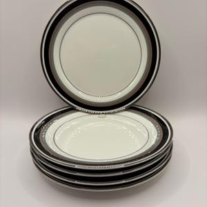 Mikasa Noir Coupe Bread Plates (5)