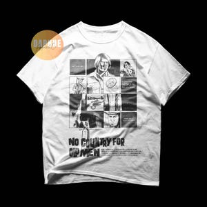 ノーカントリー Tシャツ ムービーTシャツ　映画Tシャツ　ビンテージ ノーカントリー 映画 ムービー Tシャツ コーエン兄弟 アントン