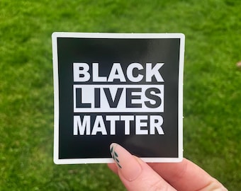 Adesivo Black Lives Matter