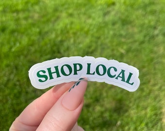 Adesivo per il supporto alla comunità/acquista locale