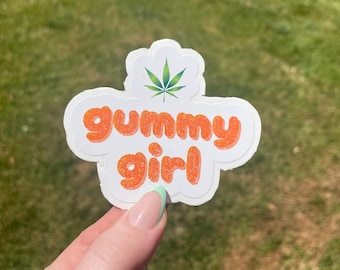 Adesivo commestibile Gummy Girl / THC