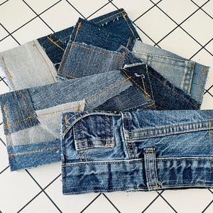 Carteira Vintage Denim | Carteira Reciclada Denim | Moda Sustentável