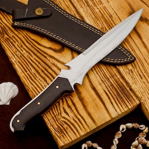 Handmade D2 Steel Jack Krauser Knife: Resident Evil 4