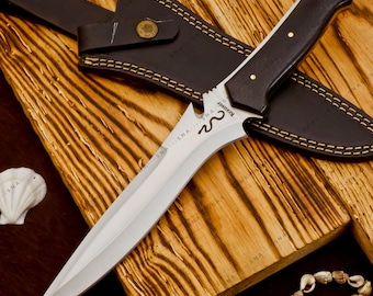 Jack Krauser | D2 Steel Bowie Knife: Replica Game Knife with Free Sheath