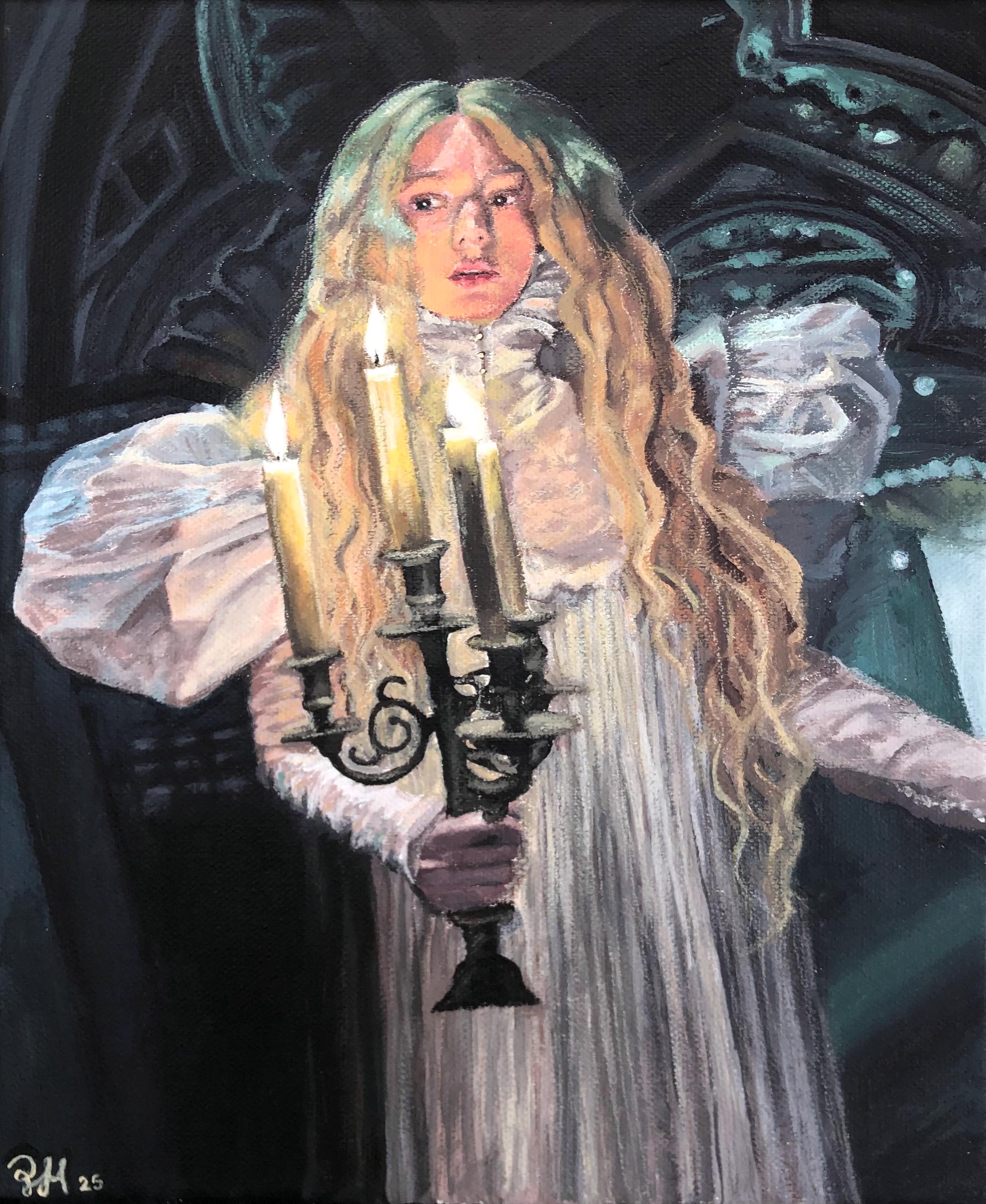 Edith Cushing Bath Robe Crimson Peak Movie Edith Cushing Painting Print (no Frame Included) - Etsy