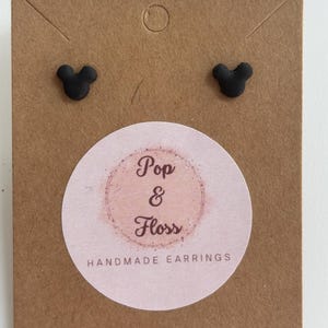 Mickey Mouse/ Minnie Mouse Stud Earrings | Handmade Clay Disney-Inspired Jewellery | Gift for Her | Handmade Disney Gift | girls earrings