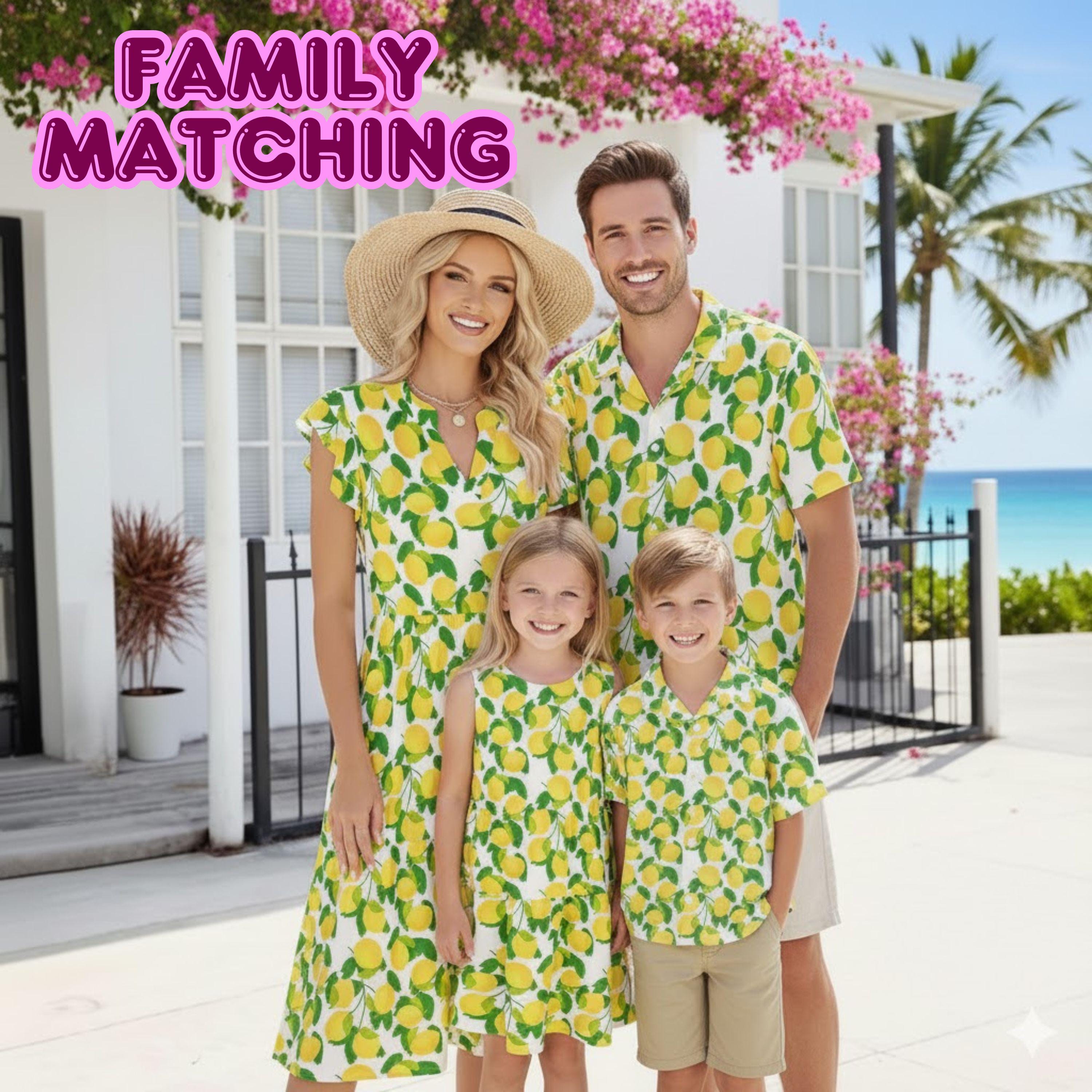 Mom and Son Matching Outfits Dress
