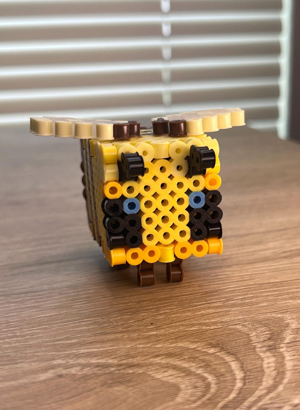 3D Minecraft Perler Bead Bumblebee - Etsy