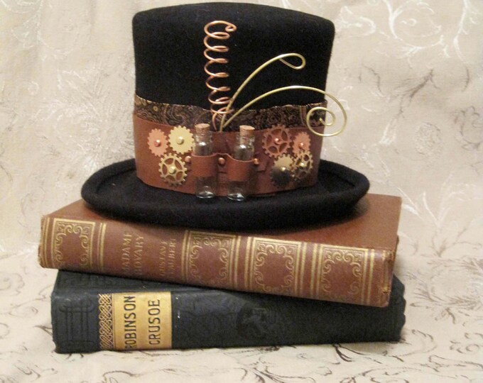 HALLOWEEN SALE Mini Top Hat Florence Steampunk Burlesque Etsy