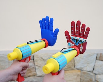 Grab Pack 2.0 Poppy Playtime Modular | Réplica Exclusiva Cosplay y Colección Impresa en 3D, Diseño Propio Fiel al Juego (Elige tus Manos)