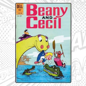 Read & Learn Dutch! Beginner Comic Book with English Translations - Beany and Cecil in old paint. C2