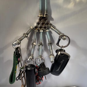 Handmade Metal Skeleton Hand Key Hook: Unique Home Decor