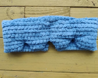 weighted minky sleep mask