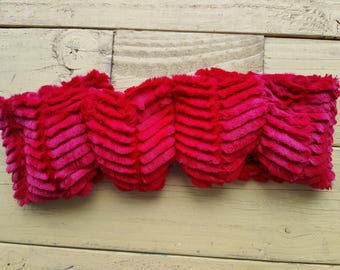 weighted minky sleep mask