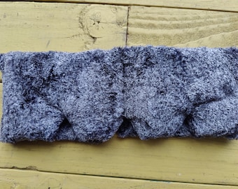 weighted minky sleep mask