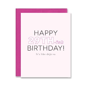 30e carte d'anniversaire drôle | Carte d'anniversaire 29 ans | Carte d'anniversaire pleine d'esprit et de légèreté | Anniversaire marquant | Carte 30 ans
