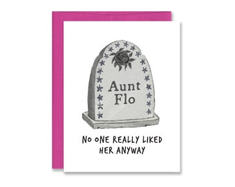 Funny Menopause Card - Funny Hysterectomy Card - Perimenopause Cards - Menopause Support Card -Aunt Flo Card - Friendship Card for Women