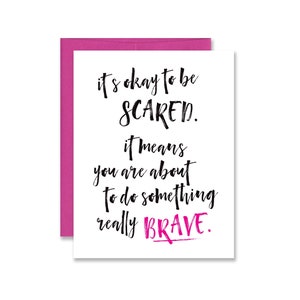 Carte d'encouragement sincère - Carte de soutien inspirante - Vous êtes courageux - Vous avez ça - Soutien pour le cancer du sein - Chirurgie