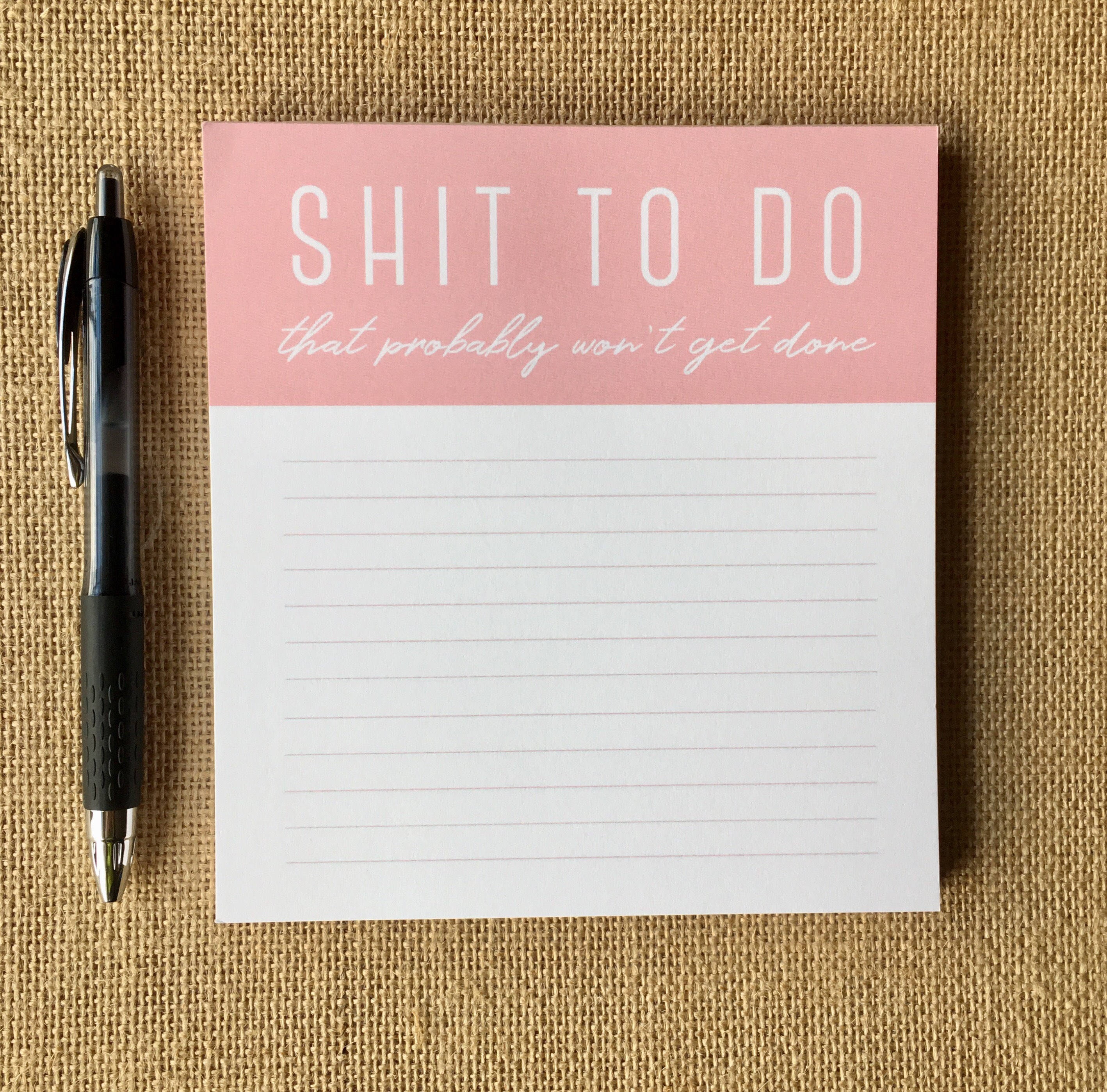 Funny Notepad Witty Notepad Naughty Notepad Notepad for Etsy